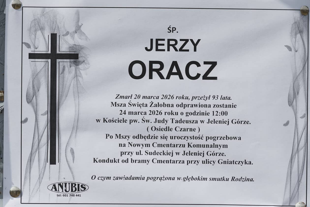 Jelenia Góra: Zmarł Jerzy Oracz