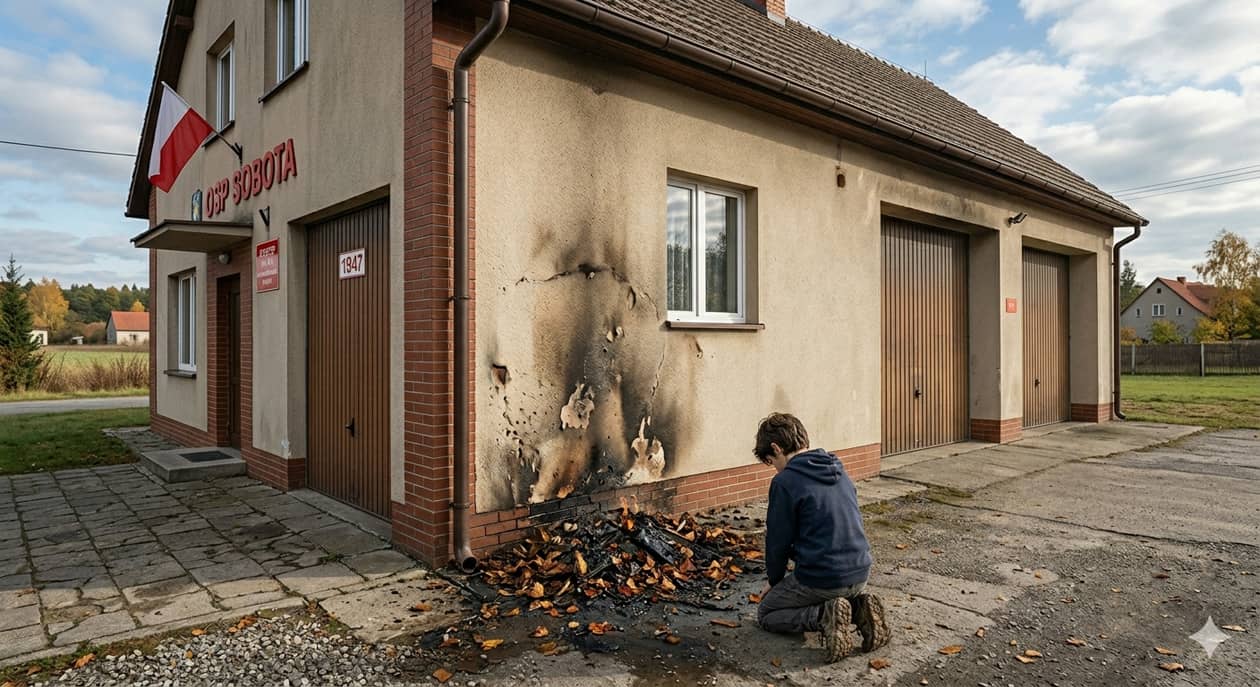 Dolny Śląsk: To dziecko podpalilo remizę!