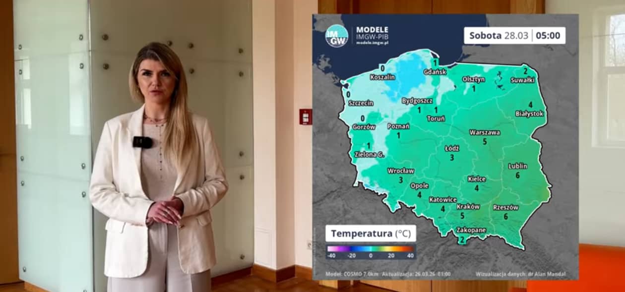 Jelenia Góra: Noce wciąż chłodne i może popadać