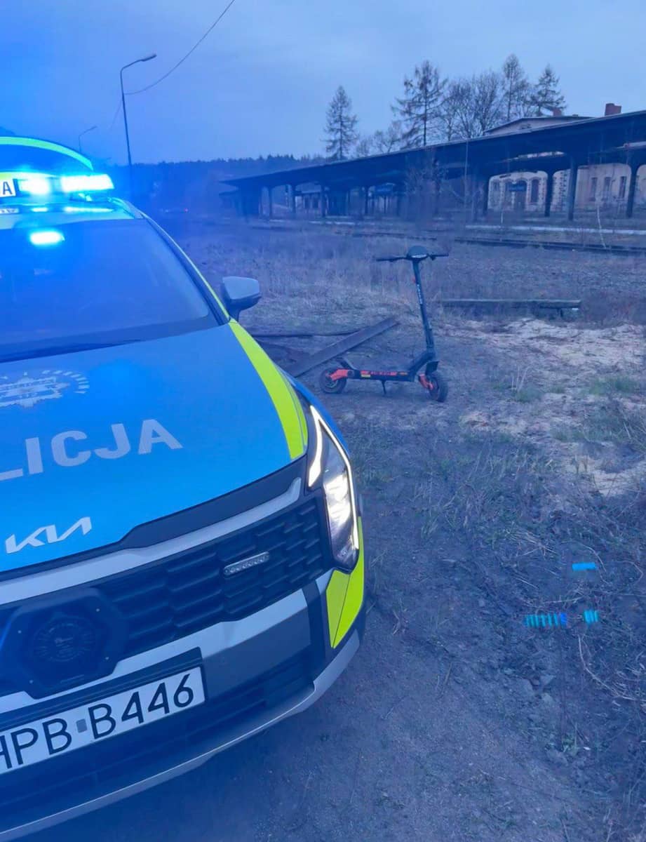 Dolny Śląsk: Nastolatek próbował uciec policji hulajnogą