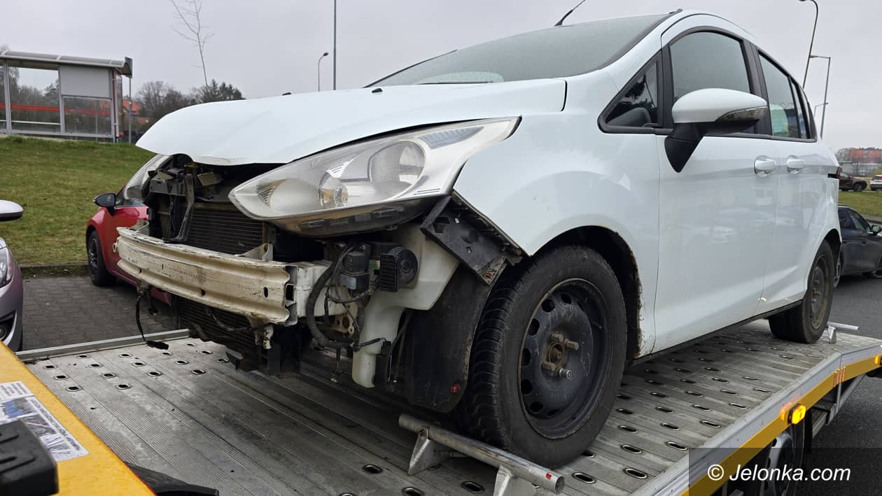 Jelenia Góra: Kolizja na Sobieskiego