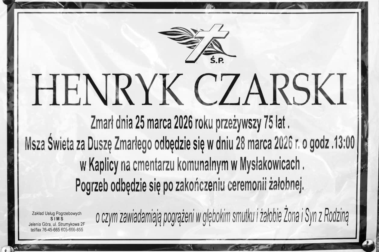 Jelenia Góra: Zmarł Henryk Czarski