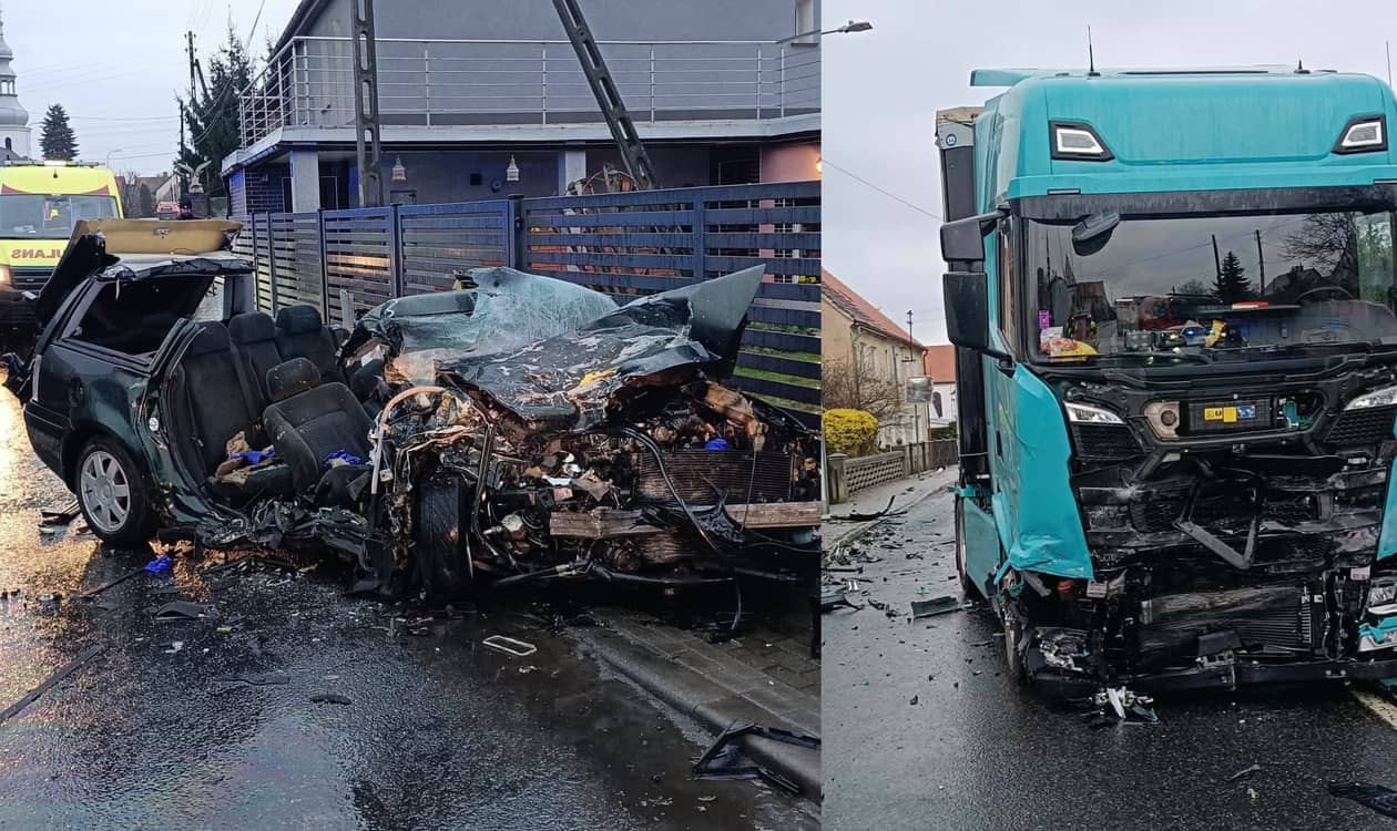 Dolny Śląsk: Zginęło troje młodych ludzi. Traumatyczne przeżycie dla kierowcy tira?
