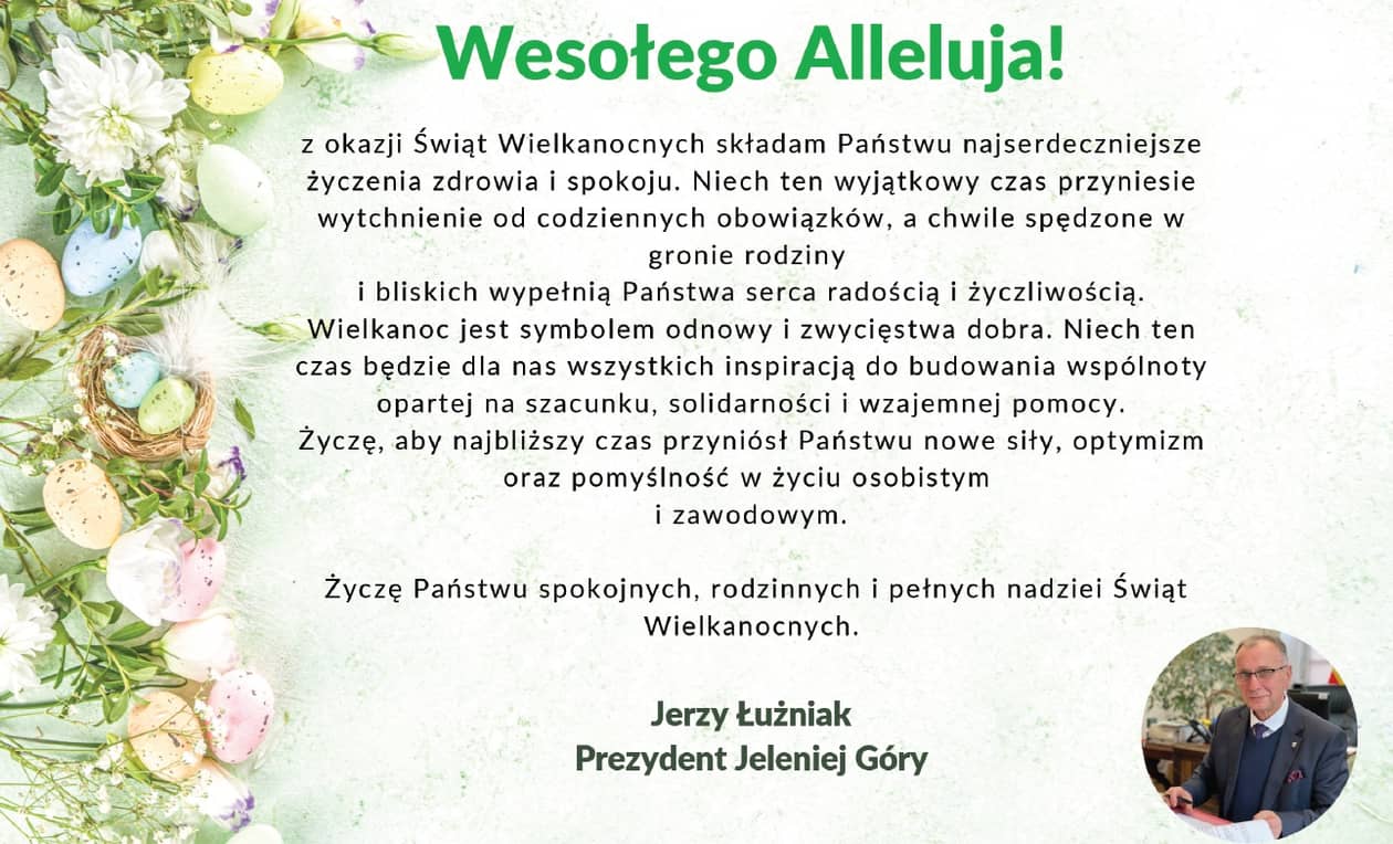 Jelenia Góra: Wesołego Alleluja!