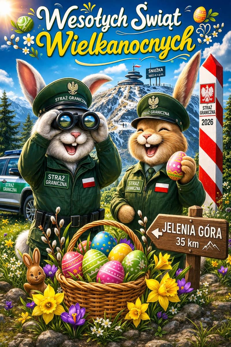 Jelenia Góra: Życzenia od Straży Granicznej