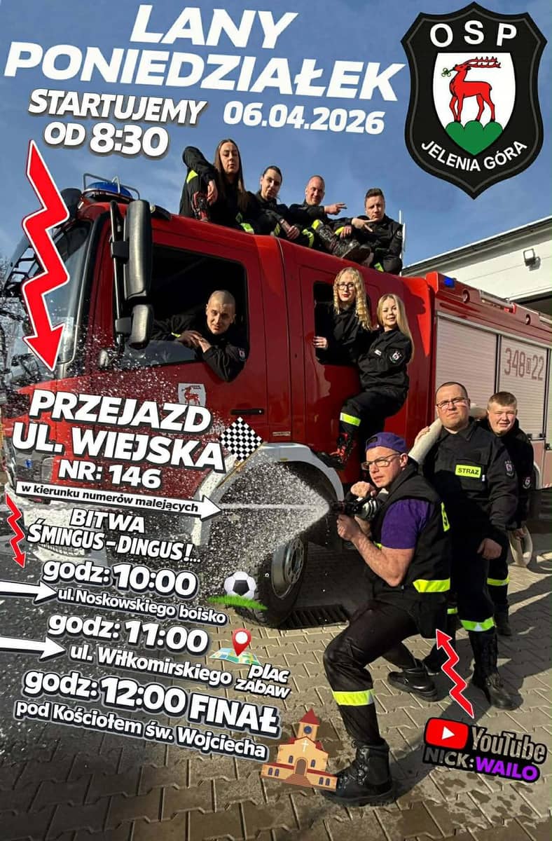 Jelenia Góra: Wielka wodna bitwa z OSP Wiejska