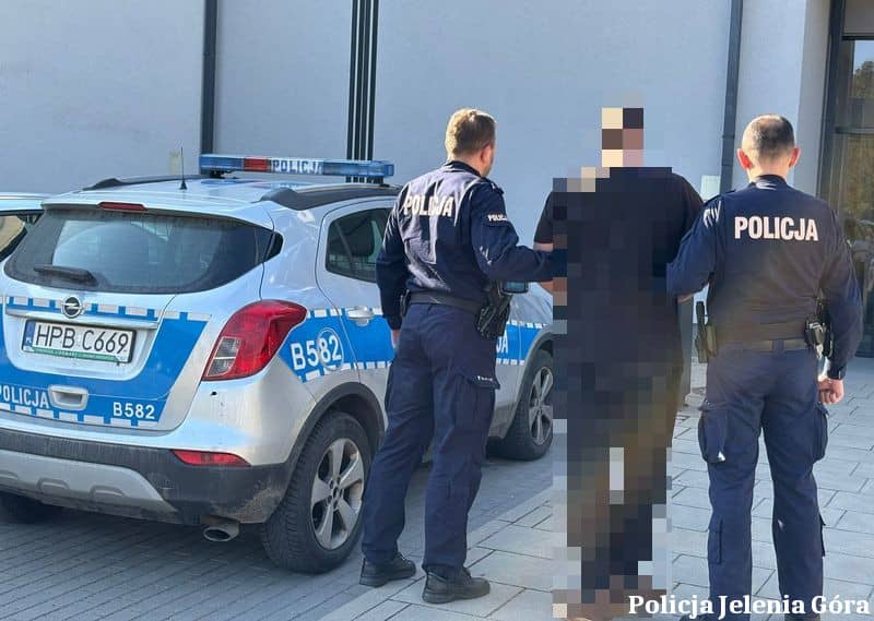 Jelenia Góra: Nocny incydent na stacji paliw. 39–latek zatrzymany przez policję