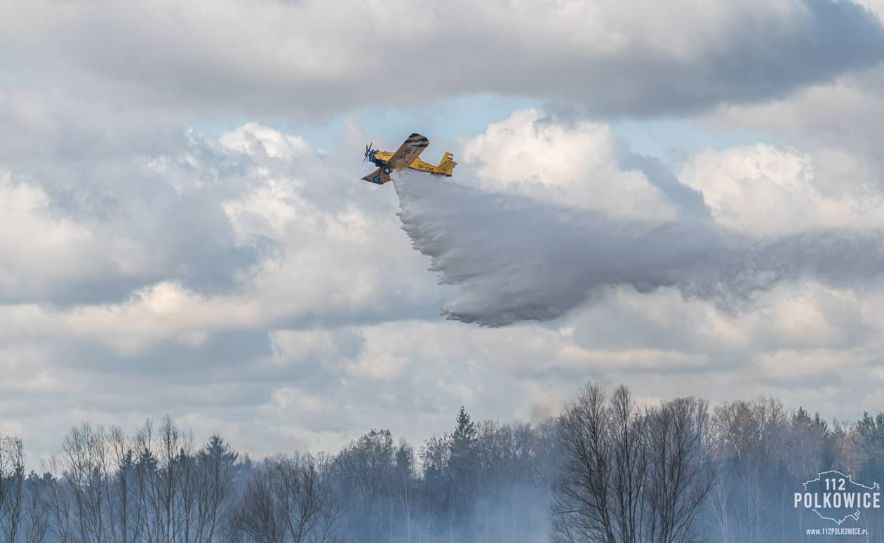 Dolny Śląsk: Olbrzymi pożar, pomagały nawet samoloty gaśnicze