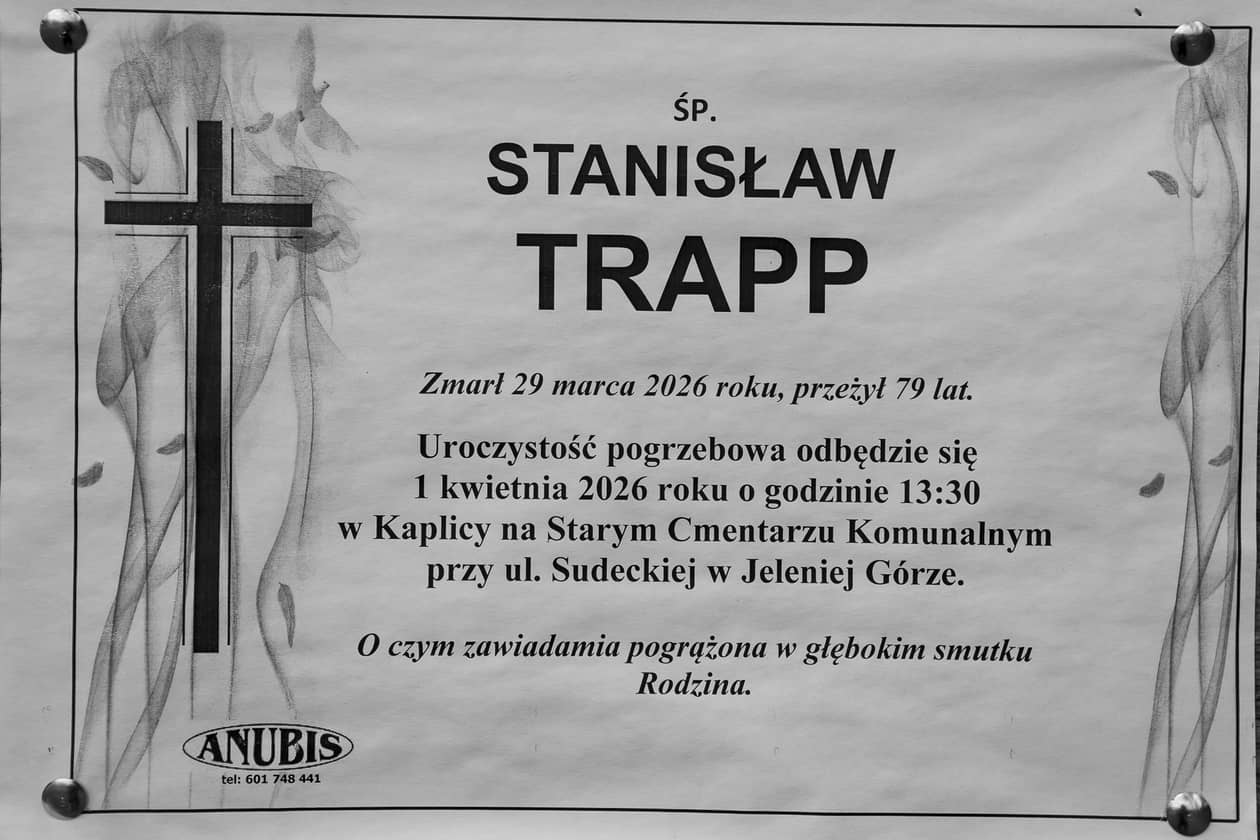 Jelenia Góra: Zmarł Stanisław Trapp