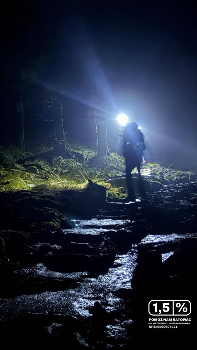 Karkonosze: Lód uwięził turystów