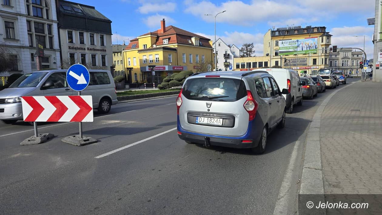 Jelenia Góra: Utrudnienia na Bankowej