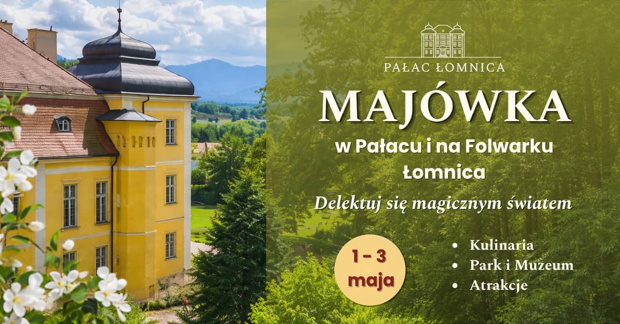 Powiat karkonoski: Majówka w Pałacu Łomnica – delektuj się magicznym światem!