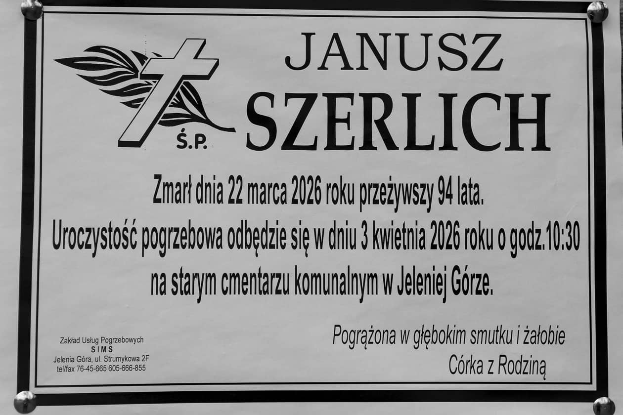 Jelenia Góra: Zmarł Janusz Szerlich
