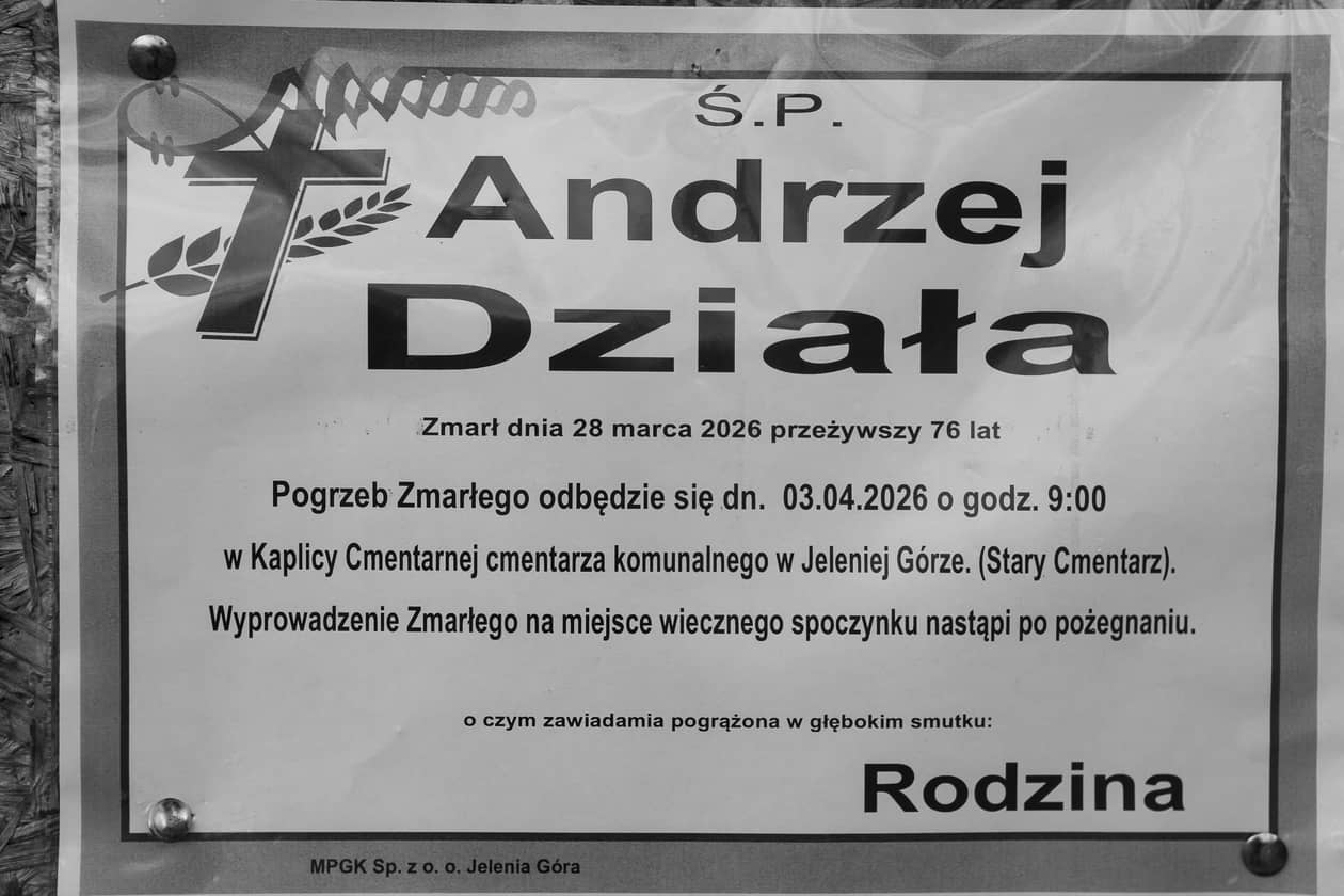 Jelenia Góra: Zmarł Andrzej Działa
