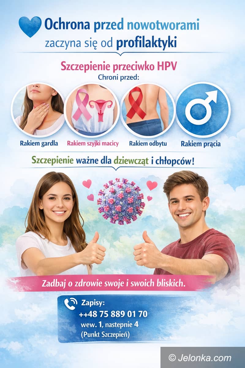 Jelenia Góra: Szczepienia HPV – skuteczna ochrona przed nowotworami