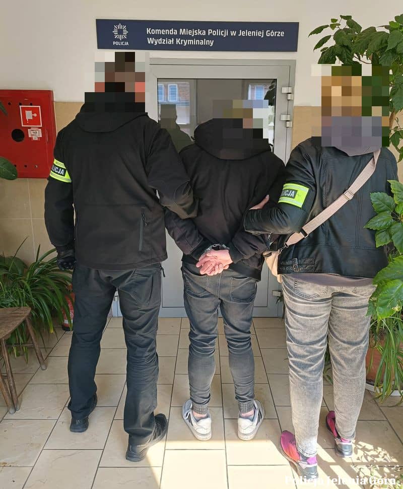 Jelenia Góra: Chowali się przed policją