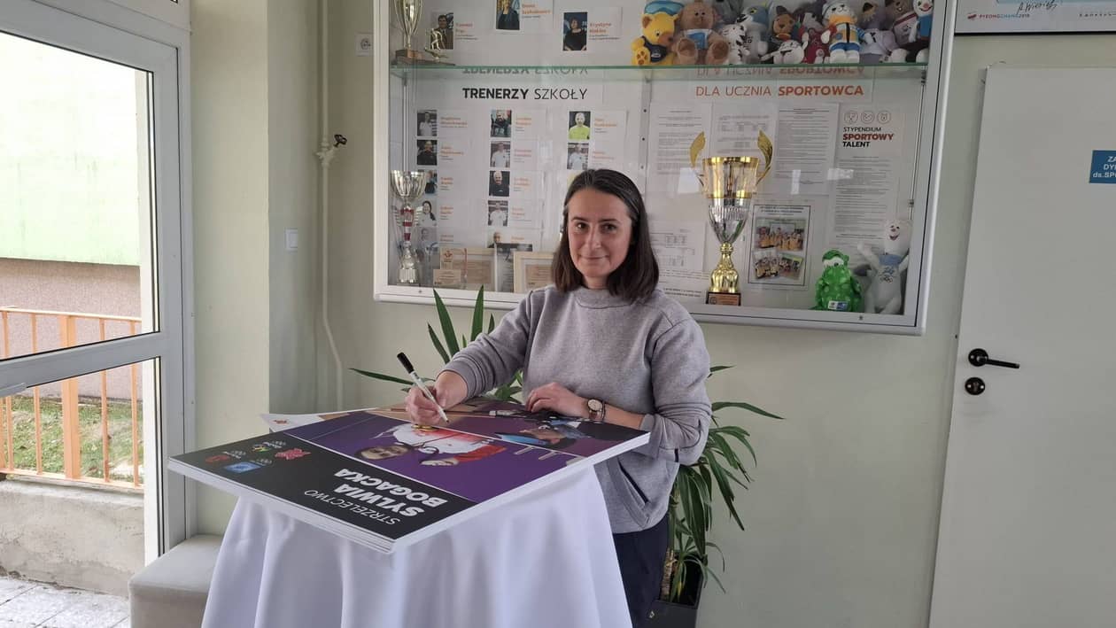 Szklarska Poręba: Wicemistrzyni olimpijska odwiedziła Szklarską Porębę