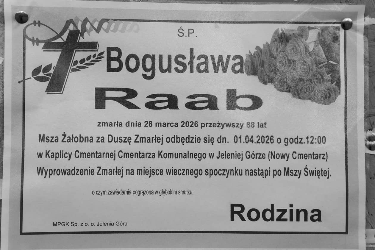 Jelenia Góra: Zmarł Bogusław Raab