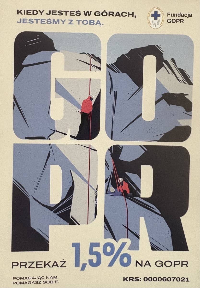 Karkonosze: Ratownicy dziękują za 1,5 % podatku