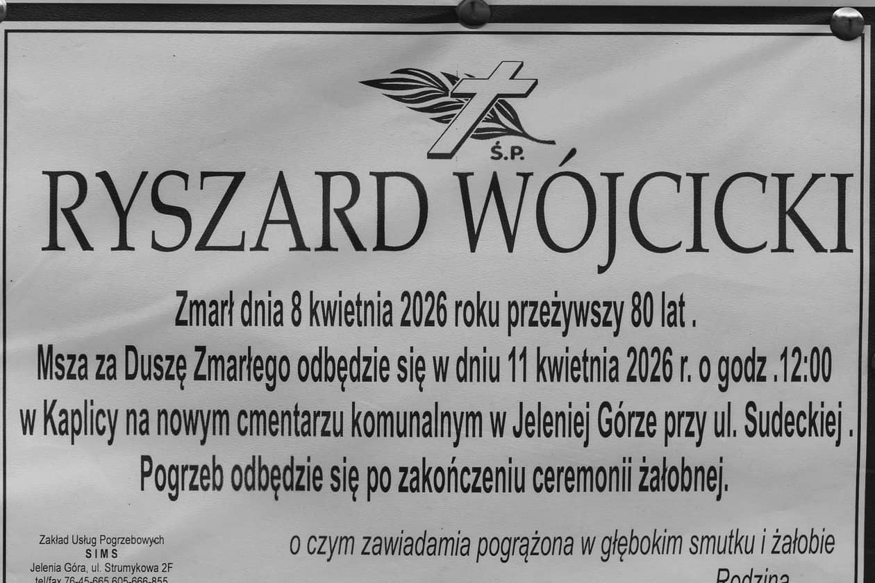 Jelenia Góra: Zmarł Ryszard Wójcicki