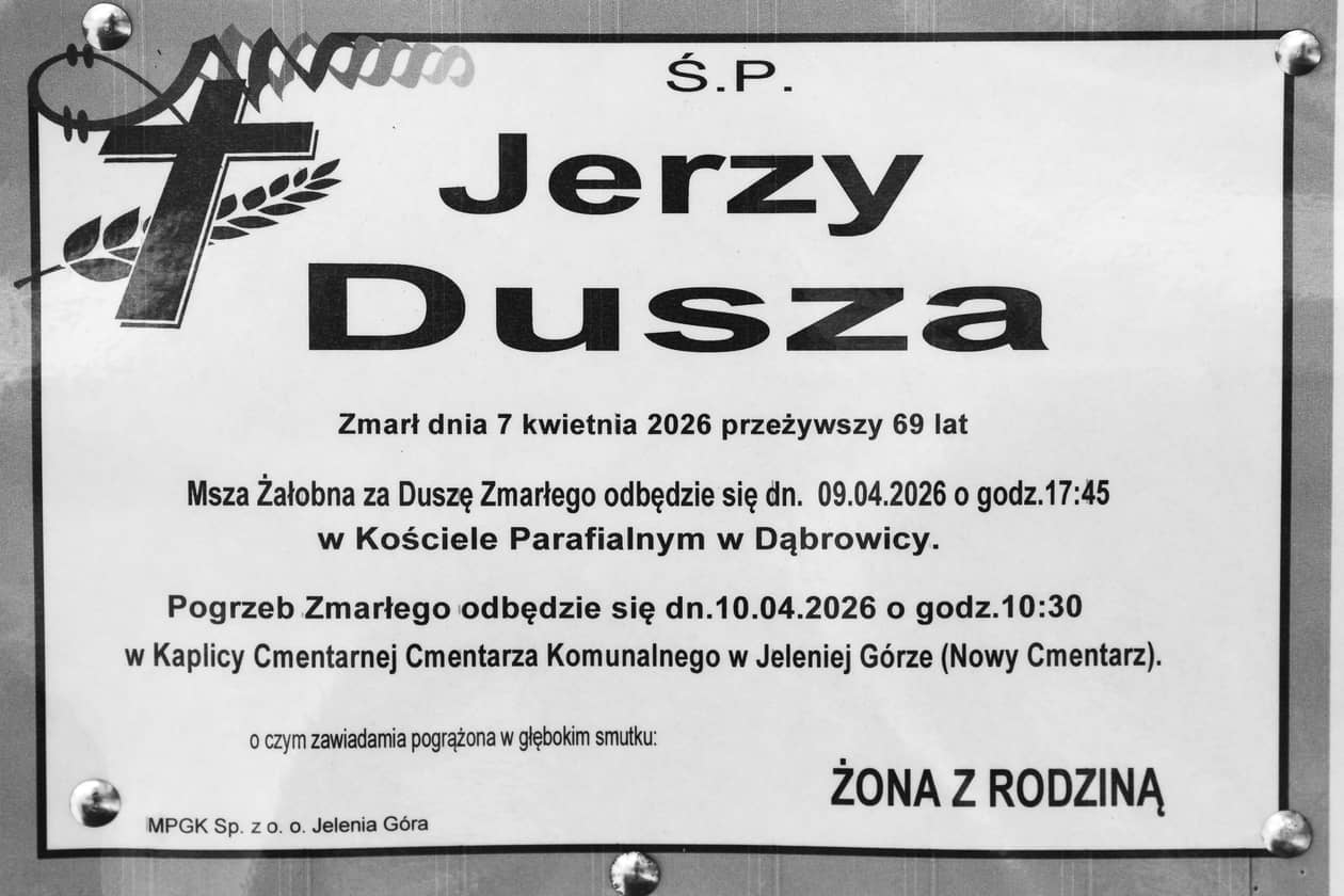 Polska: Zmarł Jerzy Dusza