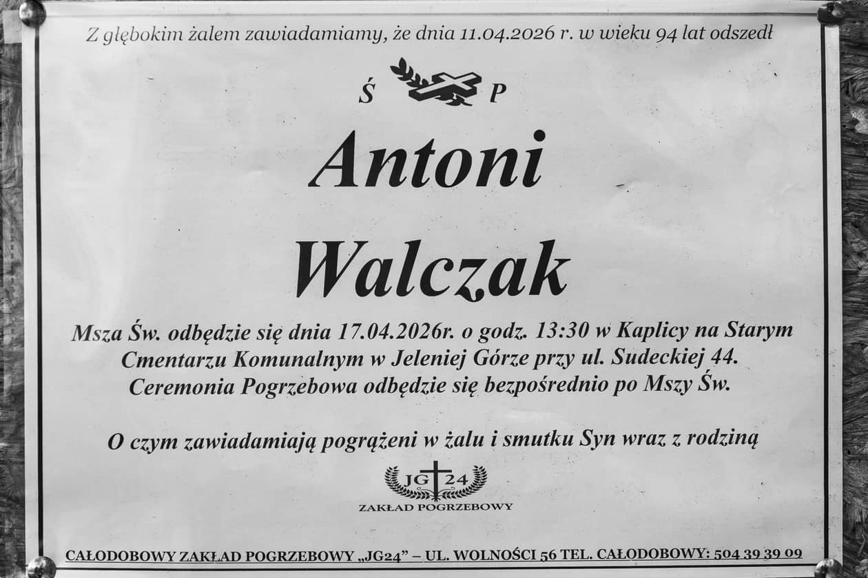 Jelenia Góra: Zmarł Antoni Walczak