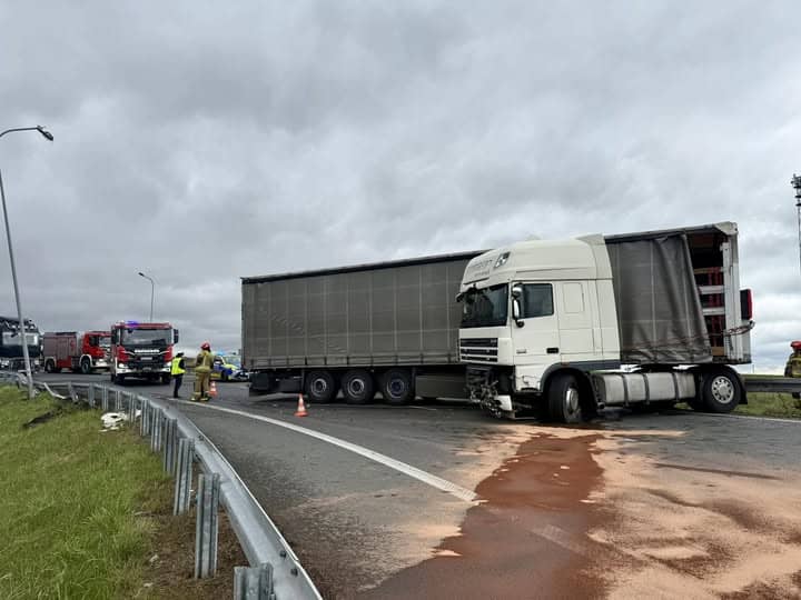 Autostrada A4: Poważny wypadek, węzeł całkowicie zablokowany