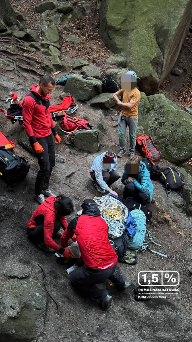 Janowice Wielkie: Poważny wypadek w Rudawach Janowickich