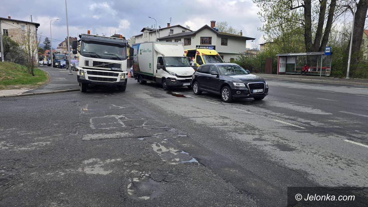 Cieplice: Stłuczka w Cieplicach