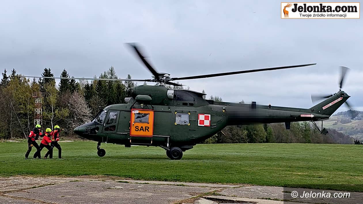 Powiat: Helikopter nad Jelenią Górą