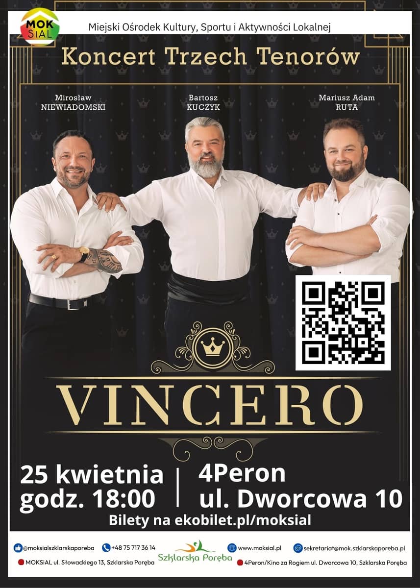 Szklarska Poręba: Trzej tenorzy na 4 Peronie