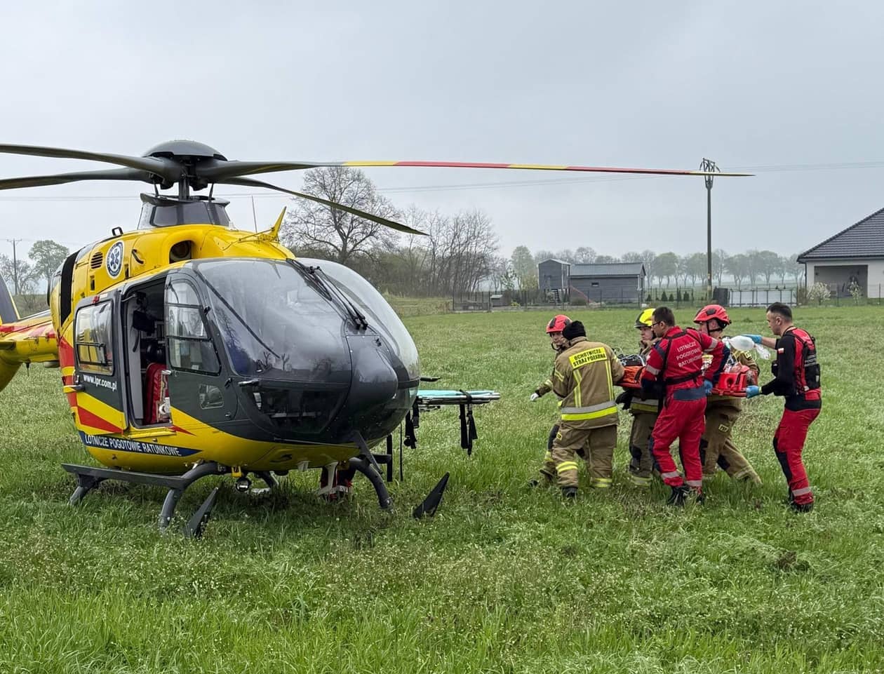 Dolny Śląsk: Poważny wypadek, mężczyzna spadł z rusztowania