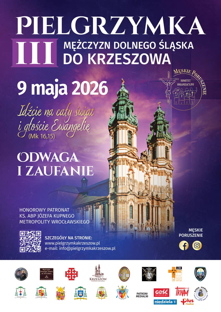 Krzeszów: Męska pielgrzymka do Krzeszowa