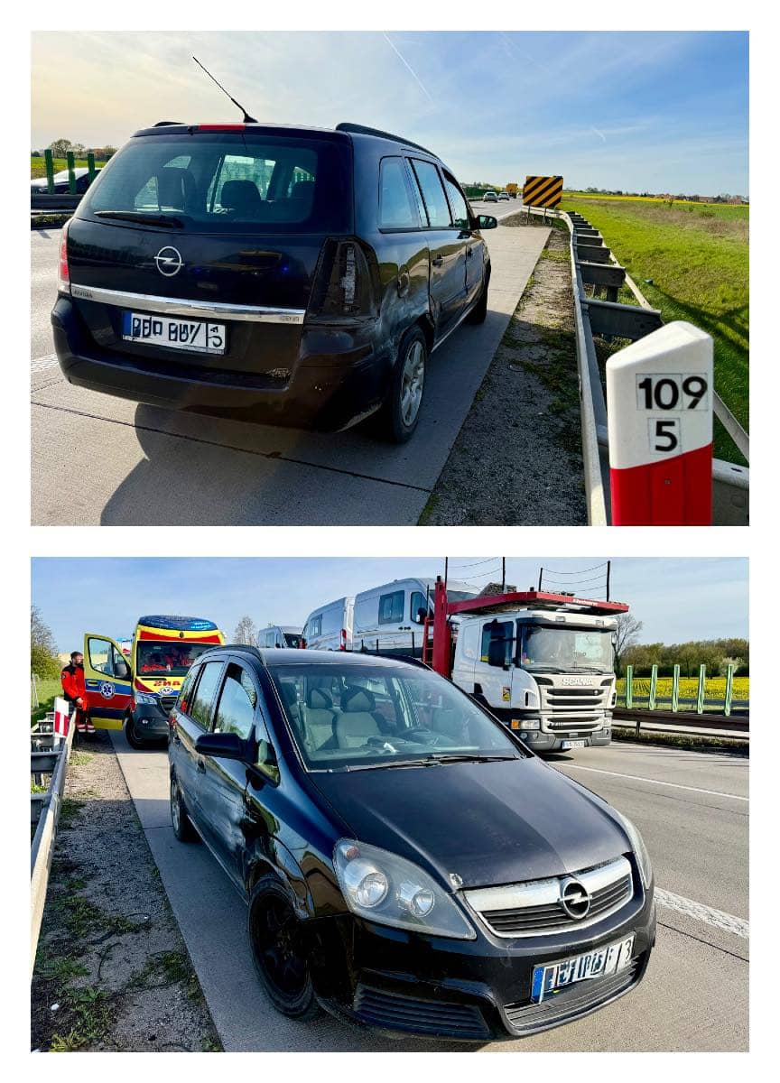 Autostrada A4: Pijany odbijał się od barier energochłonnych