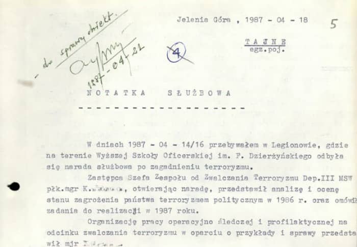 Jelenia Góra: Terroryzm w regionie – tajna akcja "Anarchia"