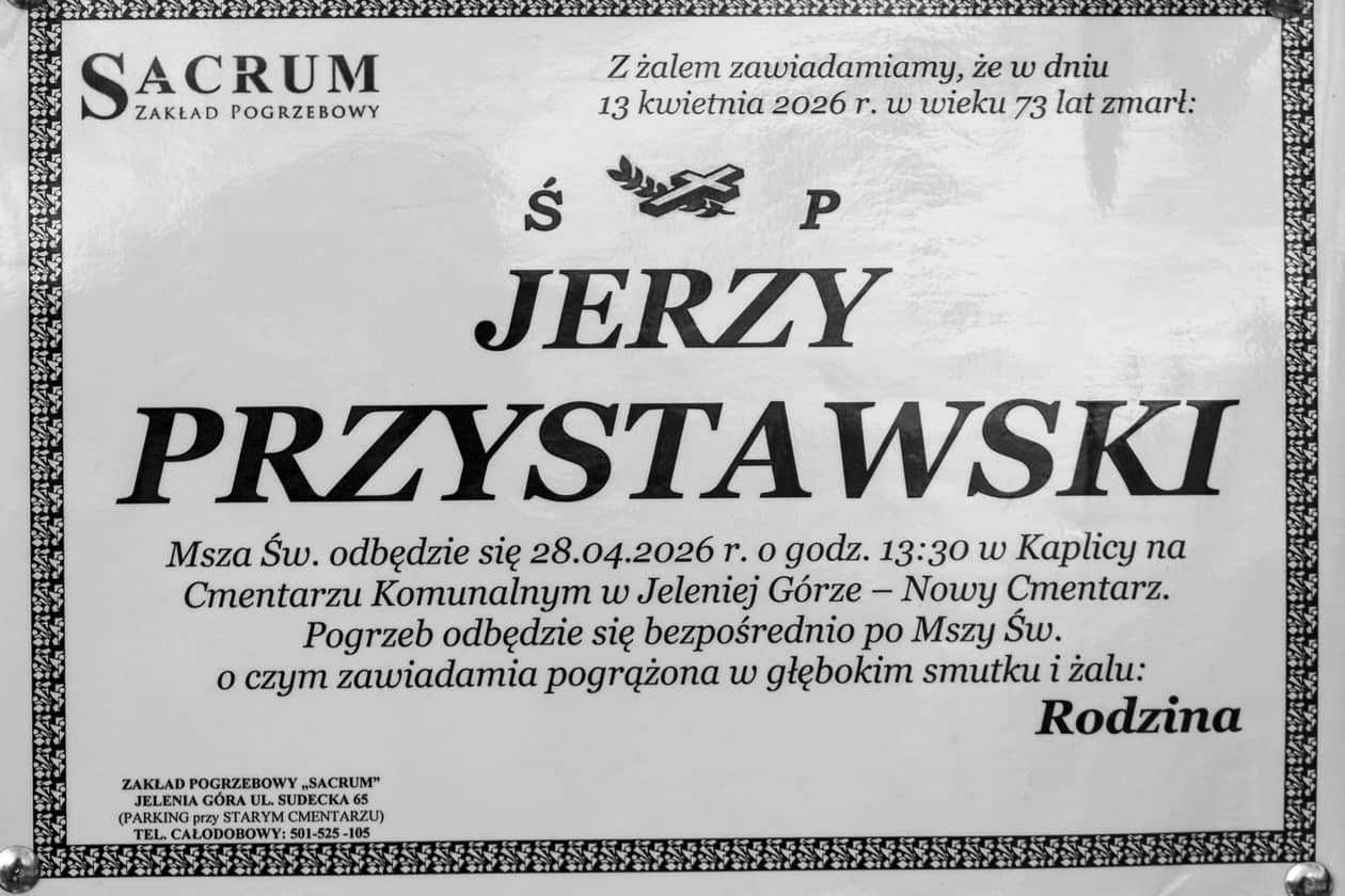 Jelenia Góra: Zmarł Jerzy Przystawski