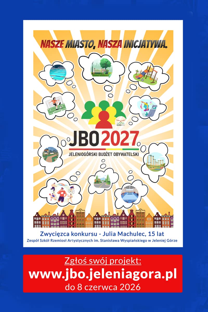 Jelenia Góra: Jeleniogórski Budżet Obywatelski 2027