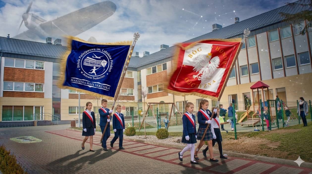 Jeżów Sudecki: Szkoła lotników