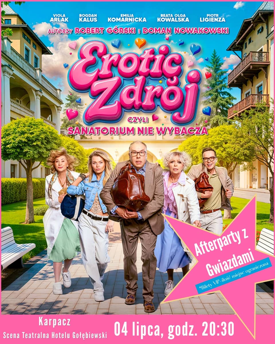 Karpacz: „Erotic–Zdrój” w Karpaczu – komedia, o której będzie mówić cała Polska!