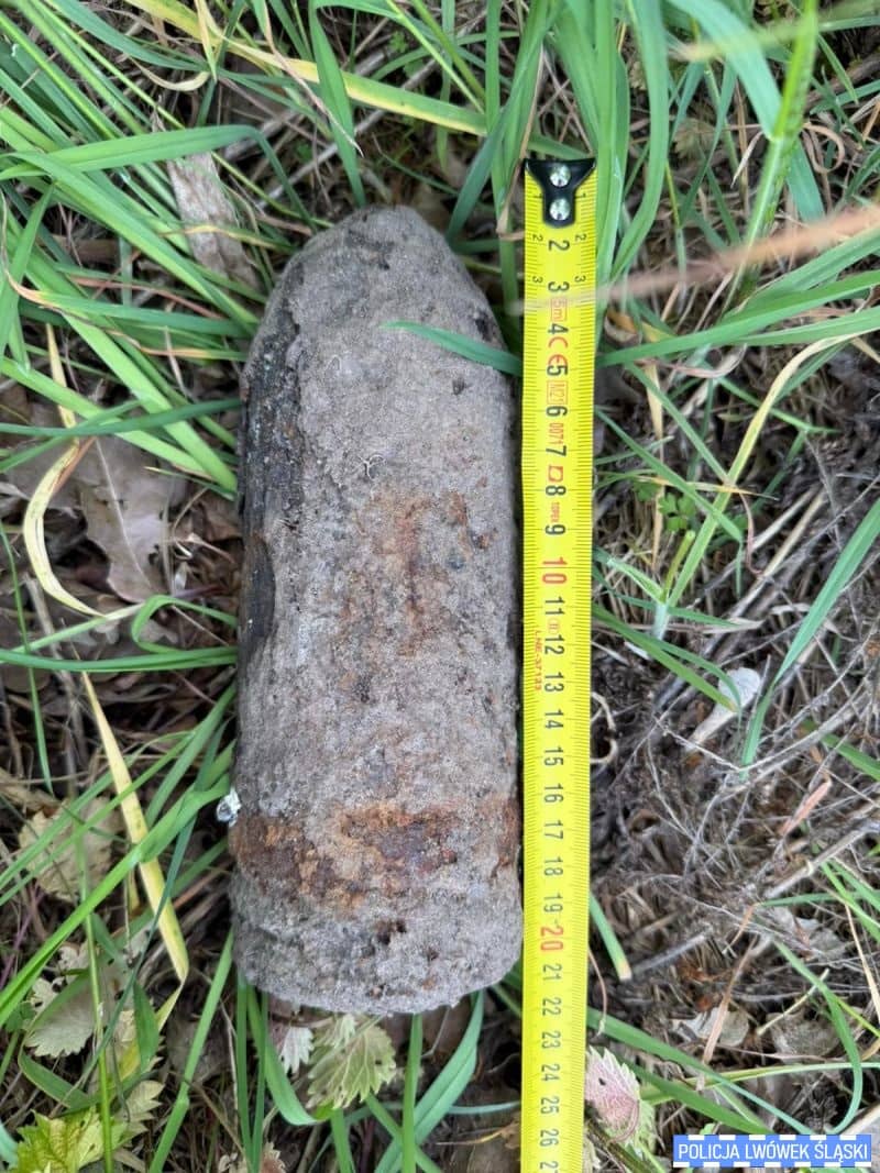 Lwówek Śląski: Poszła na spacer, znalazła bombę