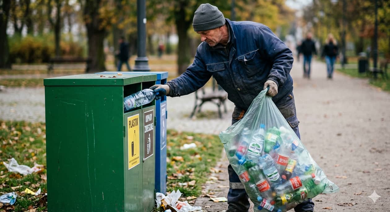 Polska: Pieniędzy w śmietnikach jest coraz mniej