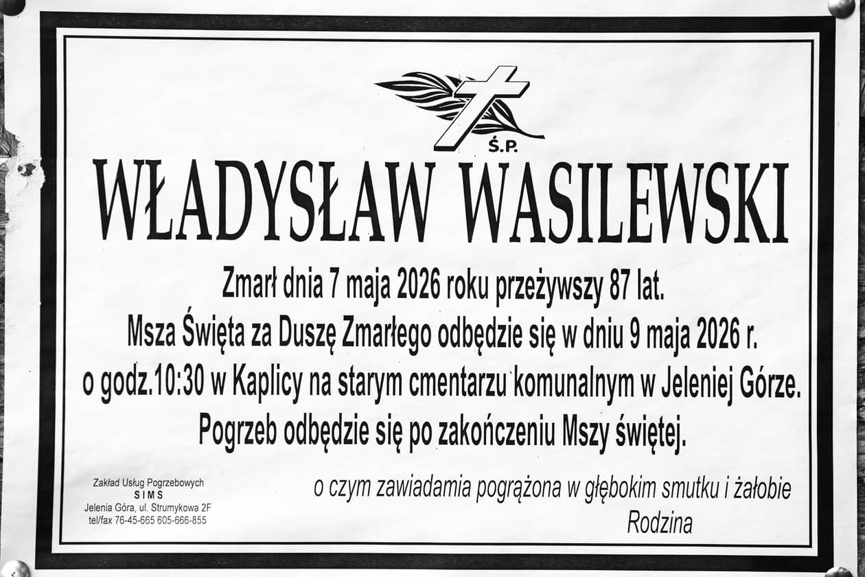 Jelenia Góra: Zmarł Władysław Wasilewski