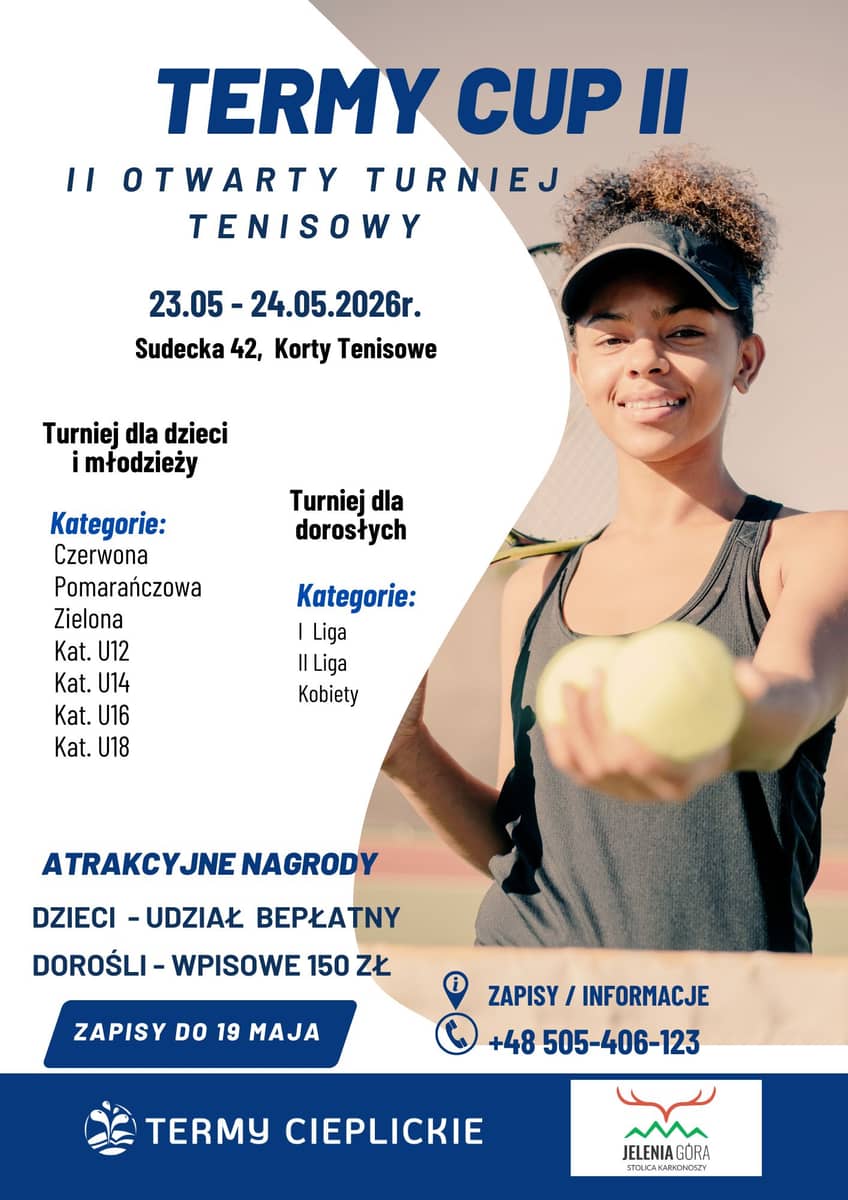 Jelenia Góra: Turniej tenisowy Termy Cup