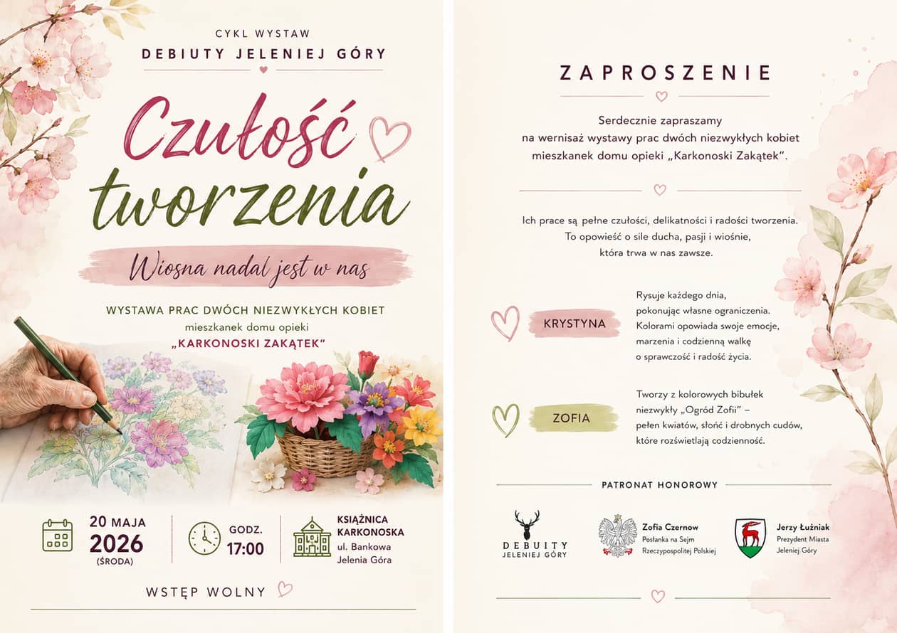 Jelenia Góra: Czułość tworzenia w Książnicy Karkonoskiej