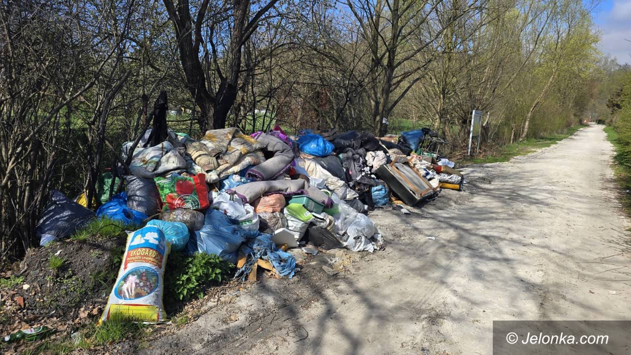 Jelenia Góra: Kontener nie pomógł. Bałagan rośnie