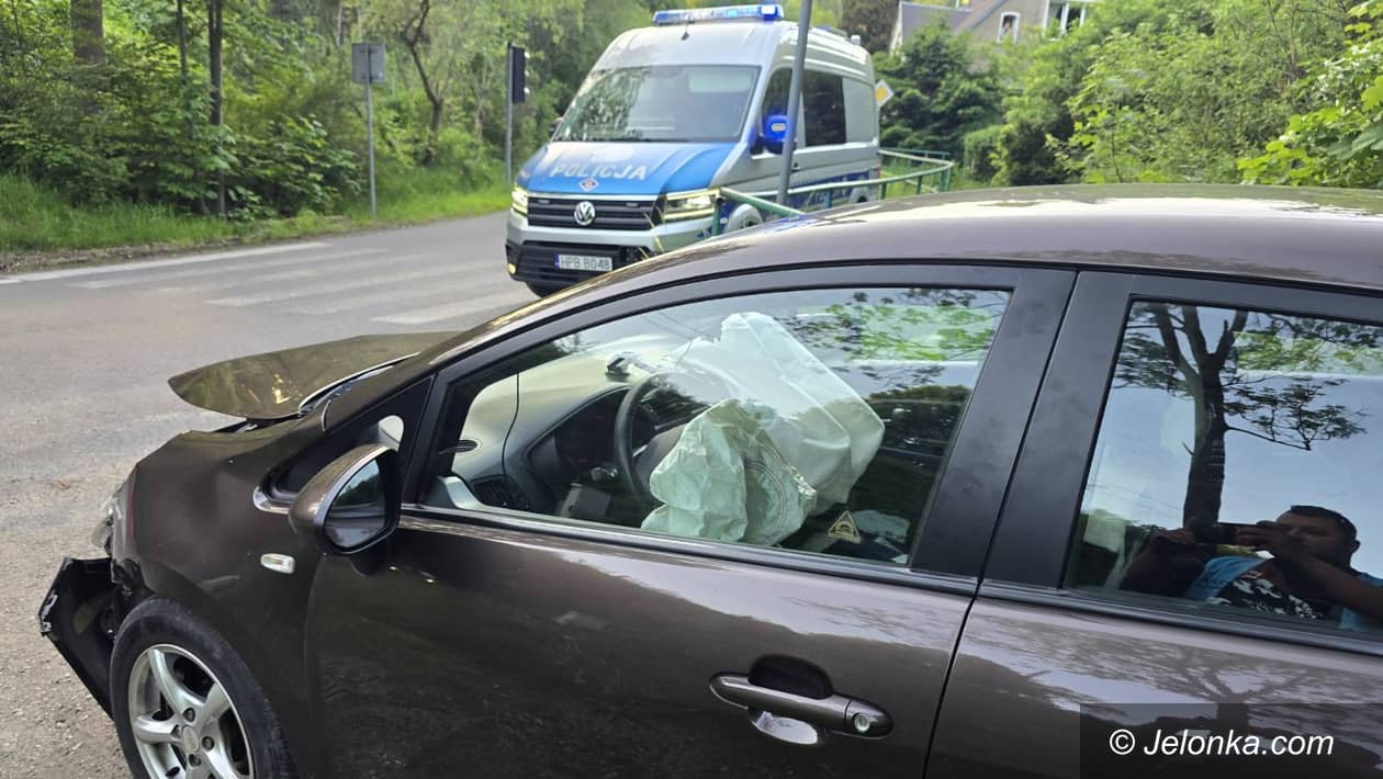 Jelenia Góra: Kolizja z radiowozem