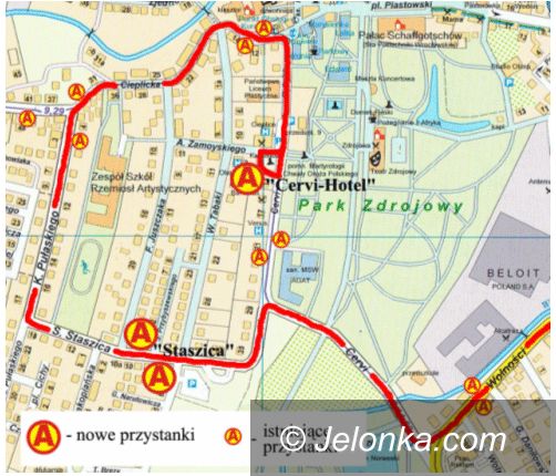 JELENIA GÓRA: Zamknięta pętla na Staszica – kłopot z komunikacją