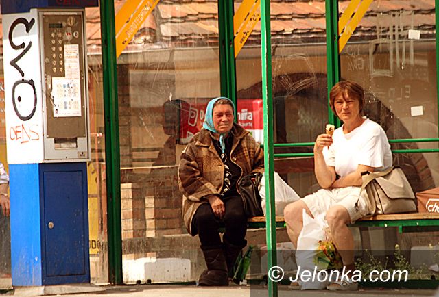 JELENIA GÓRA: Kto bałagani na przystankach