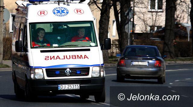 JELENIA GÓRA: Poważny wypadek po dużej wódce