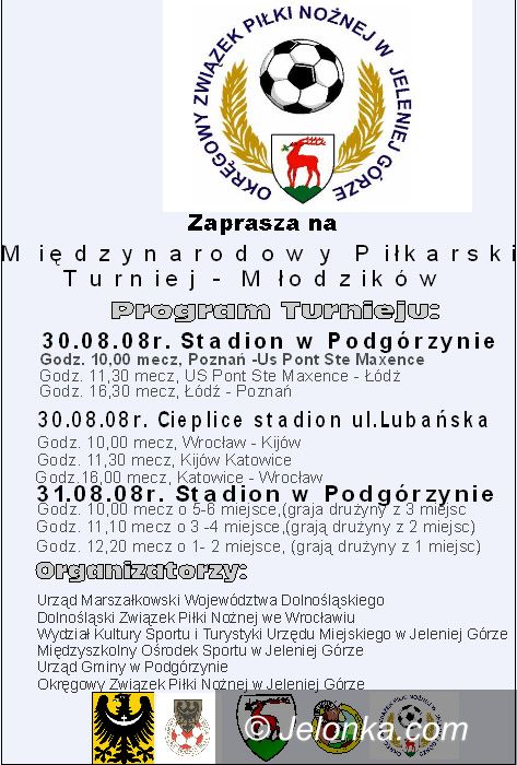 Jelenia Góra - Podgórzyn: Międzynarodowy Turniej Młodzików Jelenia Góra – Podgórzyn
